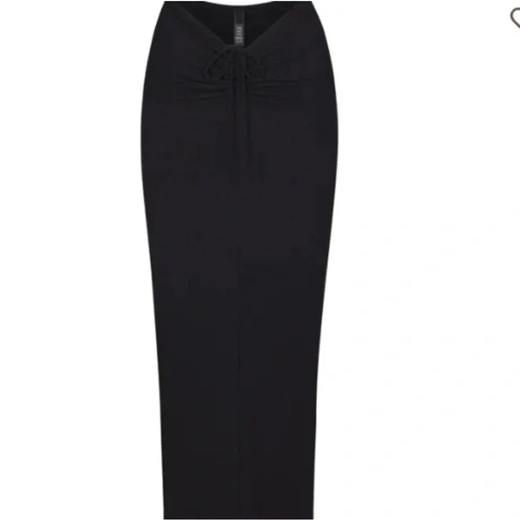 Skims soft lounge ruched long skirt - Picture 4 of 8